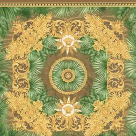 Versace Jungle Animalier Multicoloured/Brown Wallpaper - 387033