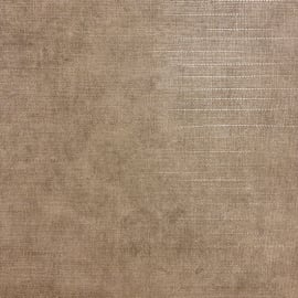 Close-up material sample of the Rasch Orabella Mesola 401195 design showing the mink textured pattern and soft metallic details.