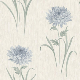 Belgravia Decor Tiffany Bella Floral Blue Wallpaper - 41344