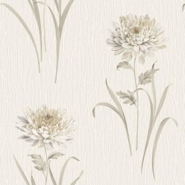 Belgravia Decor Tiffany Bella Floral Champagne Wallpaper - 41345