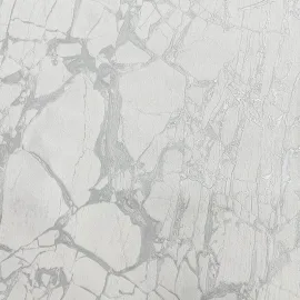 Rasch Enzo Marble White/Silver Metallic Wallpaper - 538144
