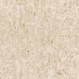 Close-up material sample of the Rasch Luminara Sienna 538328 design showing the fawn beige texture and soft metallic details.