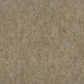 Close-up material sample of the Rasch Luminara Sienna 538342 design showing the gold texture and soft metallic details.