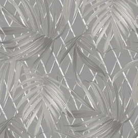 Rasch Paradise Palm Grey Wallpaper - 539547