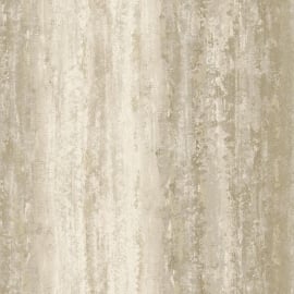 Holden Decor Distressed Stripe Beige Metallic Wallpaper - 66241