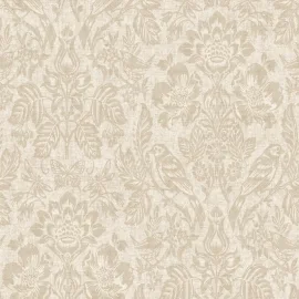 Holden Decor Hawthorn Meadow Neutral Metallic Wallpaper - 76002