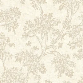 Holden Decor Hawthorn Trail Neutral Metallic Wallpaper - 76012