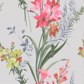 Belgravia Decor Thalia Floral Red Multi Wallpaper - 766