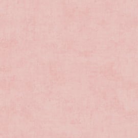 Flat material sample of the AS Creation Lilly & Luis 77179-2 design showing the detailed pink tones in the linen texture pattern.