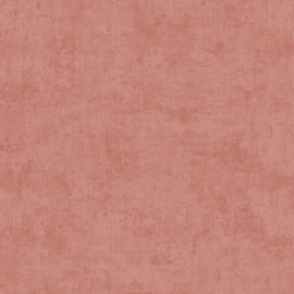 Flat material sample of the AS Creation Lilly & Luis 77179-5 design showing the detailed red tones in the linen texture pattern.