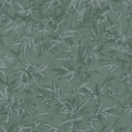 As Creation Bamboo Imprint Dark Green Metallic Wallpaper - 79046-5