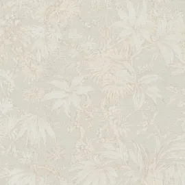 As Creation Tropical Outline Cream/White Metallic Wallpaper - 79047-1