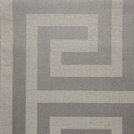 Belgravia Decor Giorgio Greek Key Silver Wallpaper – 8109