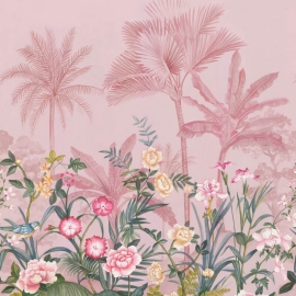 Holden Decor Palm Tree Paradise Blush Wall Mural - 99383