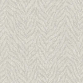 Grandeco Attitude Zebra Animal Print Neutral Wallpaper - A66701