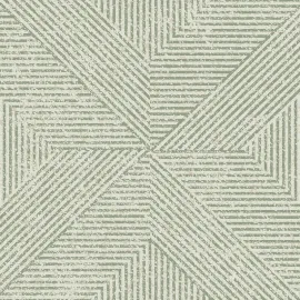 Grandeco Omaru Danillo Geometric Sage Glitter Wallpaper - A68204