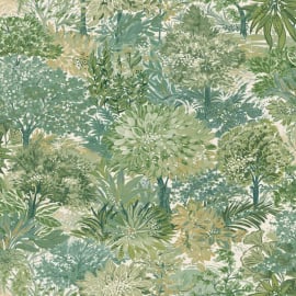 A flat swatch image of the A78602 green pattern.