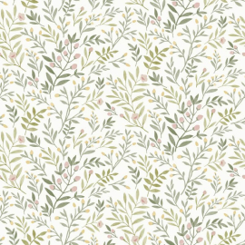 A flat swatch image of the A78801 sage/pink pattern.