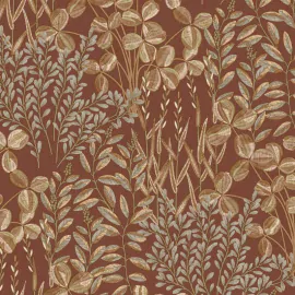 A flat swatch image of the A78902 terracotta pattern.
