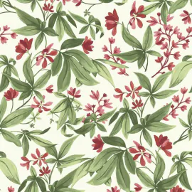 A flat swatch image of the A80401 red/green pattern.