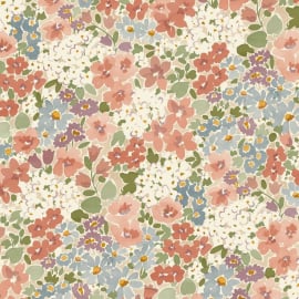 A flat swatch image of the A80502 pink multi pattern.