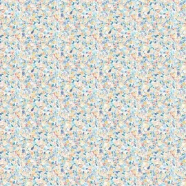Ohpopsi Fragments Indigo/Cider Wallpaper - ABS50115W