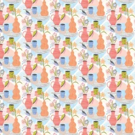 Ohpopsi Pablo Sky/Peach Wallpaper - ABS50119W