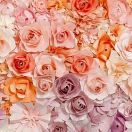 Anaglypta Wall-art Flowers Wall Mural - 5412-8