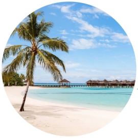 Anaglypta Wall-art Maledives Wall Mural - 5574-R