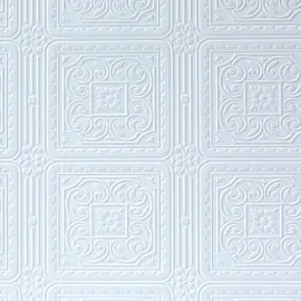 Anaglypta Luxury Textured Vinyl Wallpaper Turner Tile - RD80000
