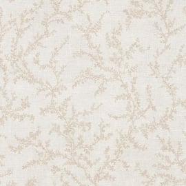 Flat swatch of AS Creation Delicate Leaf Trail 79090-1 showing the detailed light textured surface.