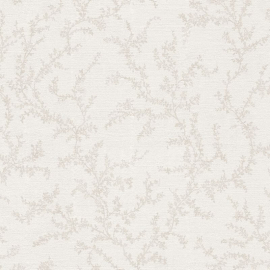 Flat swatch of AS Creation Hygge 3 Delicate Leaf Trail 79090-2 showing the detailed light textured surface.