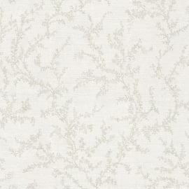 Flat swatch of AS Creation Hygge 3 Delicate Leaf Trail 79090-3 showing the detailed light textured surface.