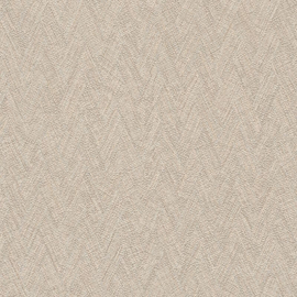 Flat swatch of AS Creation Hygge 3 Herringbone Motif 79092-1 showing the detailed light textured surface.