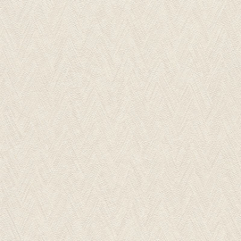 Flat swatch of AS Creation Hygge 3 Herringbone Motif 79092-2 showing the detailed light textured surface.