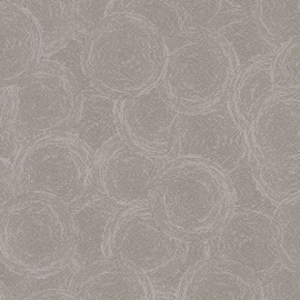 Material swatch of the AS Creation Hygge 3 79093-2 design displaying the brown base and silver metallic detailing.