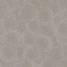Material swatch of the AS Creation Hygge 3 79093-2 design displaying the brown base and silver metallic detailing.