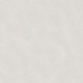 Clean swatch sample of AS Creation Hygge 3 79093-6 showing the bright white background and silver metallic linework.