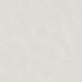 Clean swatch sample of AS Creation Hygge 3 79093-6 showing the bright white background and silver metallic linework.