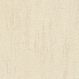 Material sample of the AS Creation Hygge 3 79094-4 model displaying the rich brown and warm yellow stem details.
