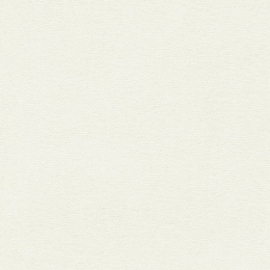 Flat sample scan of the AS Creation Hygge 3 79098-2 design showing the clean, minimalist cream and white palette.