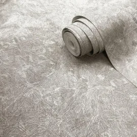 Belmont House Jax Starburst Silver Grey Metallic Wallpaper - BH19