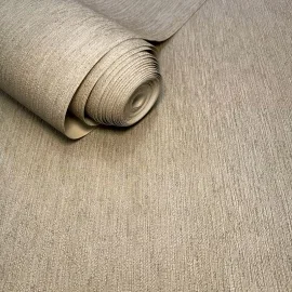 Belmont House Dakota Vertical Texture Dark Cream Wallpaper - BH34