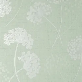 Fine Decor Grace Allium Flower Green Wallpaper - FD43282