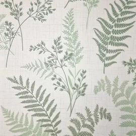 Fine Decor Fern Leaf Green Wallpaper - FD43769