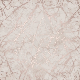Fine Decor Marblesque Marble Rose Gold Metallic Wallpaper - FD42268