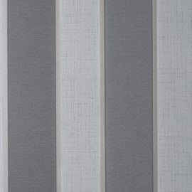 Fine Decor Larson Stripe Charcoal/Gold Metallic Wallpaper - FD42822