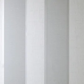Fine Decor Larson Stripe Grey/Silver Metallic Wallpaper - FD42824