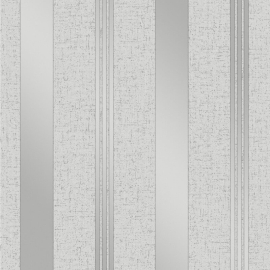 Fine Decor Quartz Stripe Silver Glitter Wallpaper - FD41967