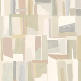 Ohpopsi Fragments Abstract Cubes Avocado Mist Wallpaper - FRA50123W